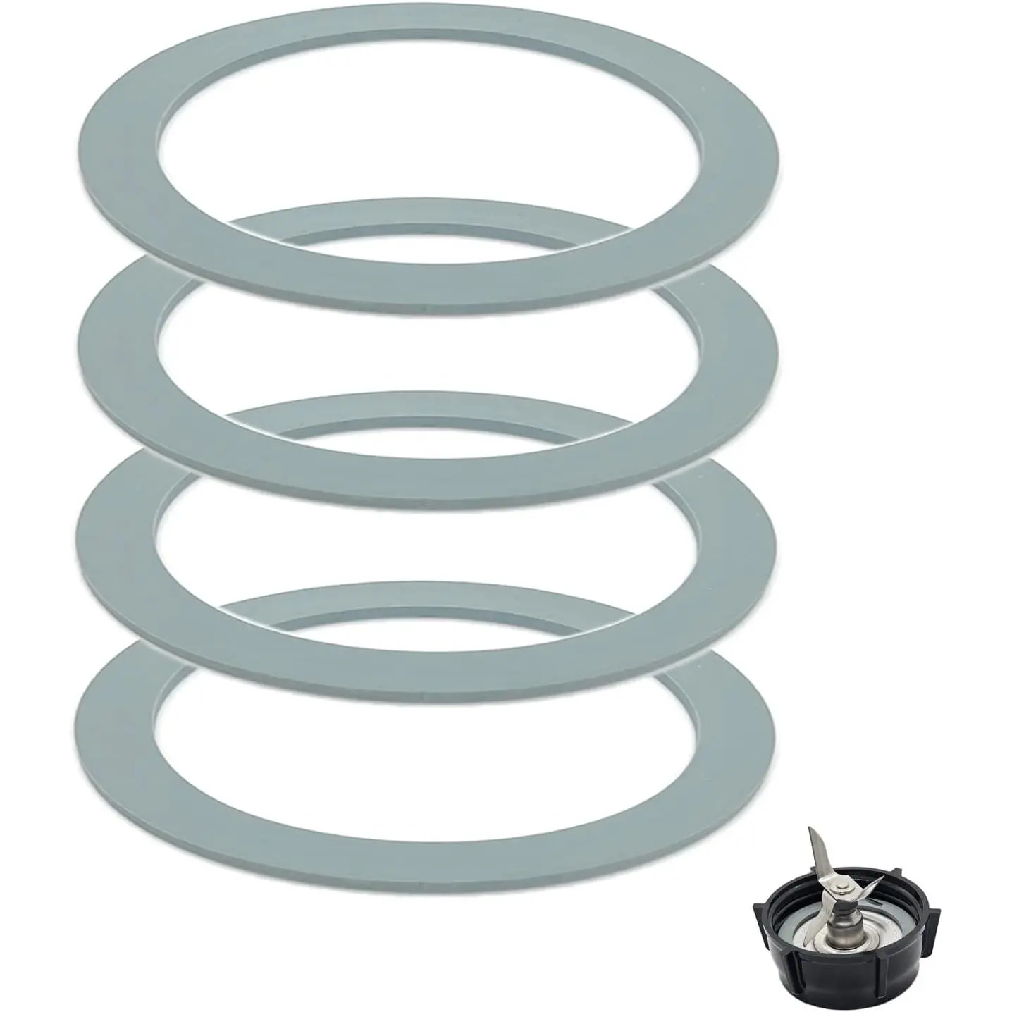 Blender Sealing Ring Gaskets O-Ring Gasket Seal O-Gasket Rubber Compatible with  and Osterizer Blender Models (4 Pack)