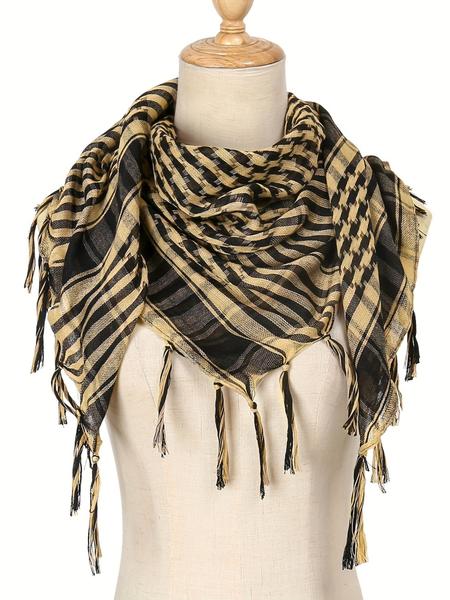 Unisex Tactical Desert Scarf, Arabic Design, Ideal for Motorcycle Use, Perfect for Shotgun Masks, 100x100cm Multi-Functional Gear