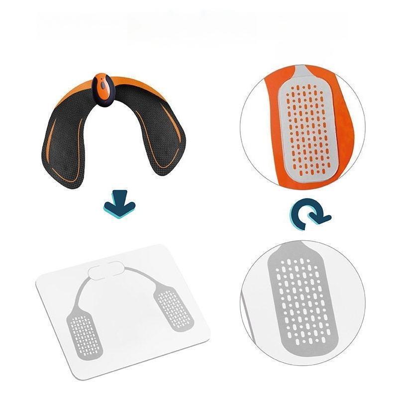 Buttock toning device, suitable for both men and women, a fitness device with buttock pads, a lazy way to lift and firm the buttocks, with wireless remote control training.