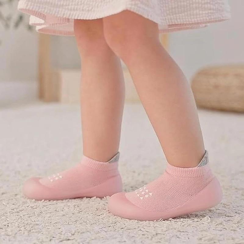 Baby Sock Shoes Baby Walking Shoes Infant Non-Slip Breathable Slippers with Soft Rubber Sole Baby Boys Girls Sneakers