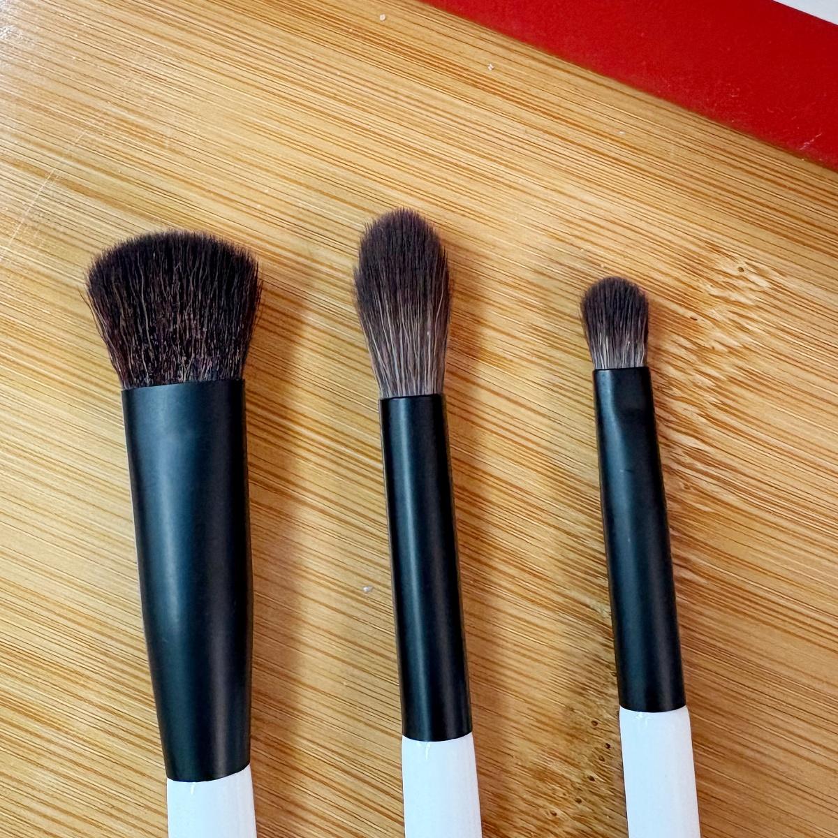 F4 Dual-Ended Foundation Face Brush Double-ended Powder Blush Contour and Eyeshadow Concealer Makeup Brushes