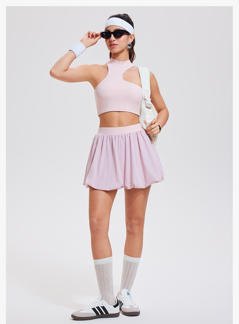 Flowy Bubble Skirt for Women High Waist Cute A-Line Mini Skirt Y2K Casual Party Skort