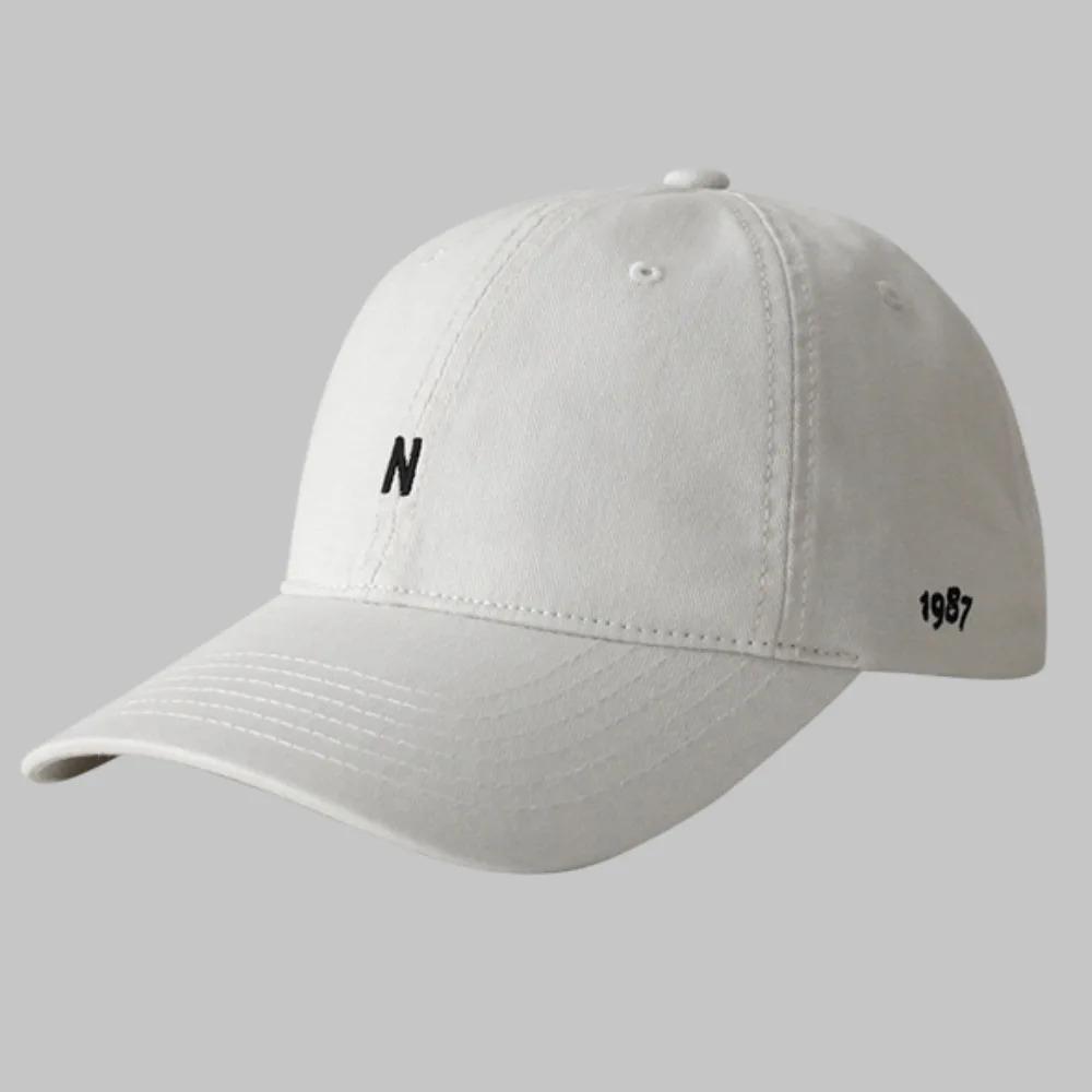 Spring and summer duckbill hat, women's sun protection hat, small face, versatile soft top baseball hat