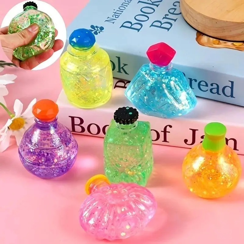 Taba Squishy Perfume Bottle Maltose Fidget Toy - Cute Squishies, Eco-Friendly, Oddly Satisfying, Soft Slow Rebound, Anxiety Relief, Decompression Gadget - Adult Party Gift, Christmas Stockings Gift Ideas for Home & Festive Supplies
