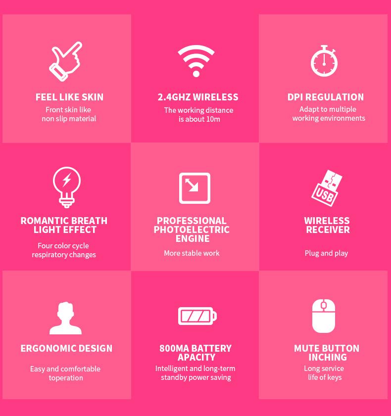 Gaming Mute Mouse Cute RGB Gamer 6 Buttons Mice Optical Office Computer Mouse For Desktop Laptop Ergonomic Game Mouse