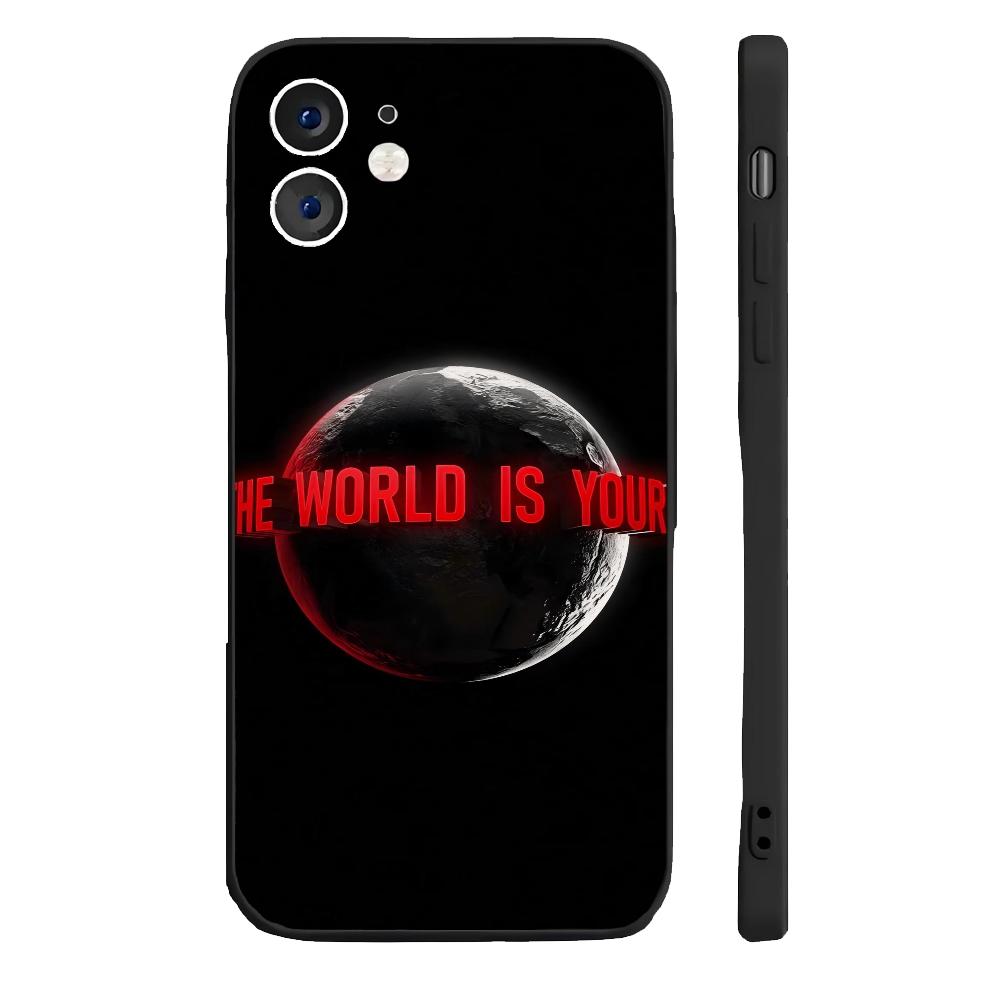 Fashion S-Scarface Phone Case Silicone Soft For IPhone 17 16 15 14 13 12 11 Plus Pro Max Plus Samsung Galaxy S26 S25 S24 S23 S22