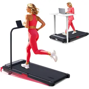 Walking Pad with Handle Bar and Incline, 3.0HP Under Desk Treadmill for Home Small Space, 0.6-7.6MPH Portable Walking Pad Treadmill with Handles, 350LBS, 2026 UpgradeGift
