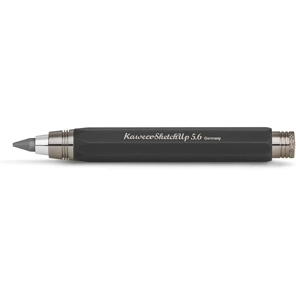 SKETCH UP Clutch Pencil 5.6 mm 5B Black with Lead Refill I Pencil 10.5 cm