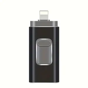 Flash Drive for iPhone & Type-C OTG USB 3.0, 4-In-1 Memory Stick, Ultra-Fast Photo Stick, 64GB-512gb, External Storage, Gift Idea