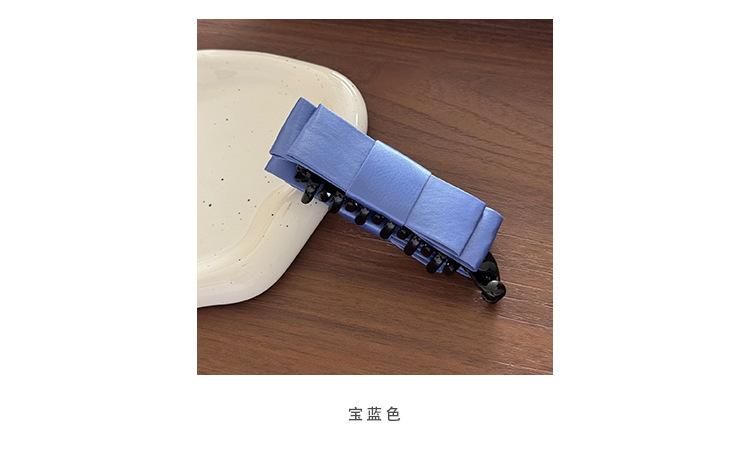 Coquette Aesthetic Macaron Bow Banana Clip | Adorable Pastel Ribbon Hair Clip for Elegant Ponytails | Sweet Summer Hair Accessory