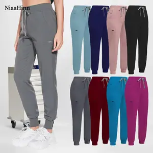 Multicolour Jogger Pants Nurse Scrubs Bottoms Medical Clinical Clothes Doctor Nursing Uniforms with Pocket Dental Hospital Pants