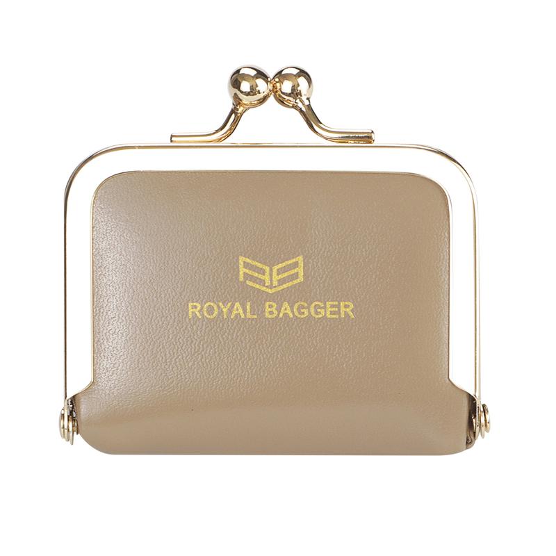 Big Size, Royal Bagger Genuine Leather Mini Jewelry Box, Ring & Necklace Storage, Retro Coin Purse with Kiss Lock for Women 4894 Big Size, Royal Bagger Genuine Leather Mini Jewelry Box, Ring & Necklace Storage, Retro Coin Purse with Kiss Lock for Women 4894