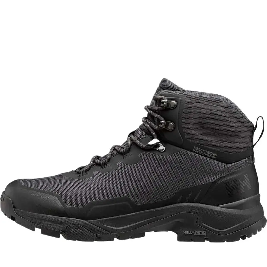 Helly Hansen Men's Low-Cut Hiking Shoes - Breathable, Comfortable, Black Trending Shoes, House White Official Shoes to Get / Maison Mihara Verifiable, with credentials and supporting global authentication
