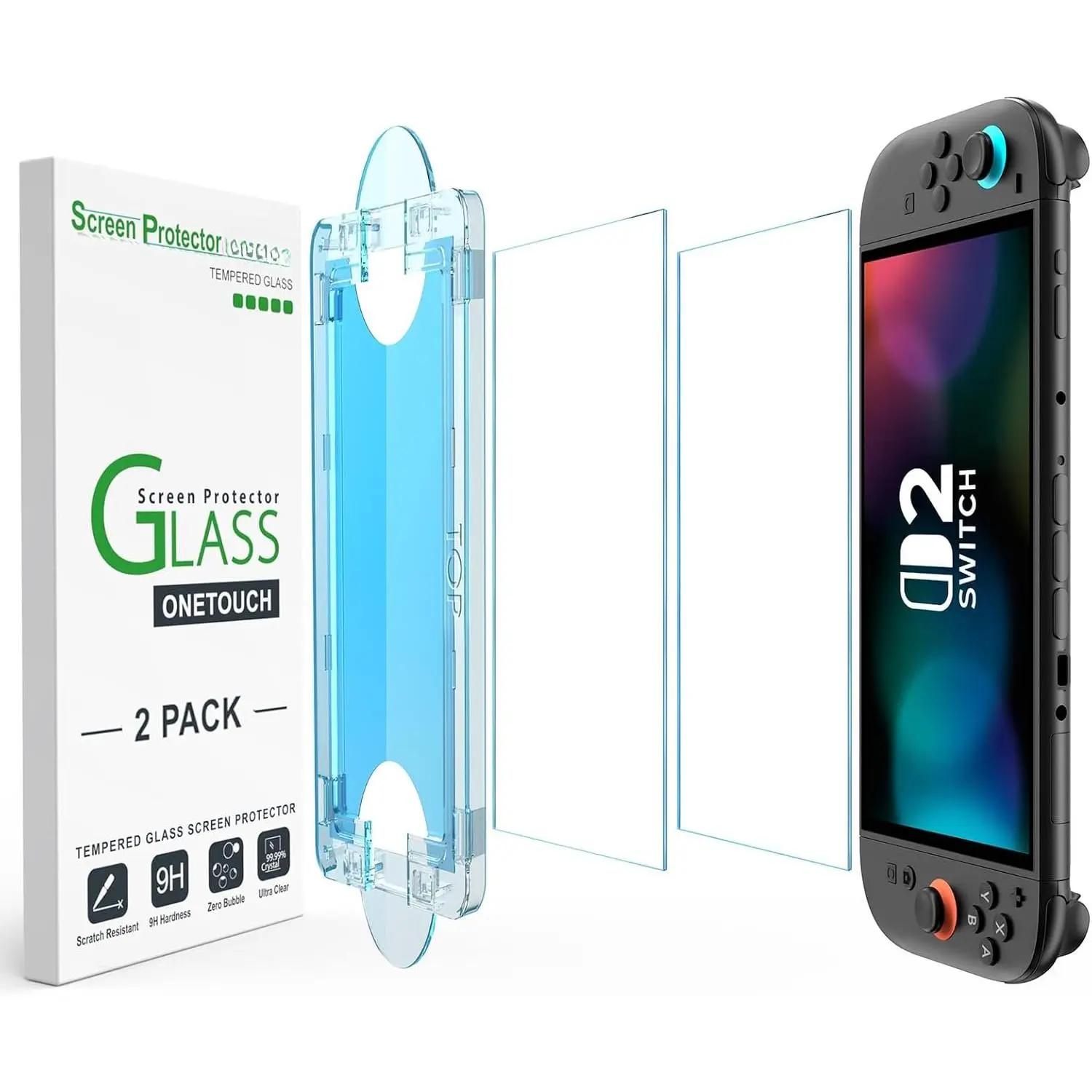 Auto-Alignment OneTouch for   2 Screen Protector [7.9''] 2025 Tempered Glass, Accessories, 30 seconds Installation, Bubble Free, Scratch Resistant,  , Transparent [2 Pack]