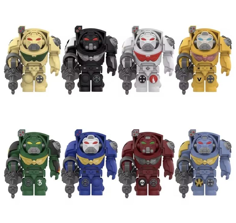 W1336-1341 WM6209 Future Technology Building Blocks Mech Super Soldier Power Armor Mini Action Figure Toys popular