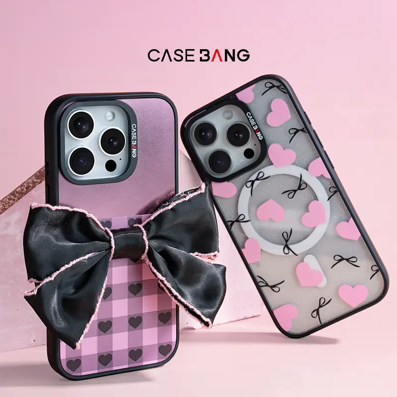 CASEBANG - Bow Series ImagiSnap MagSafe Case, Replaceable Back, Military Drop Protection, Compatible with iPhone 13-17 / Samsung S24–S26 Ultra