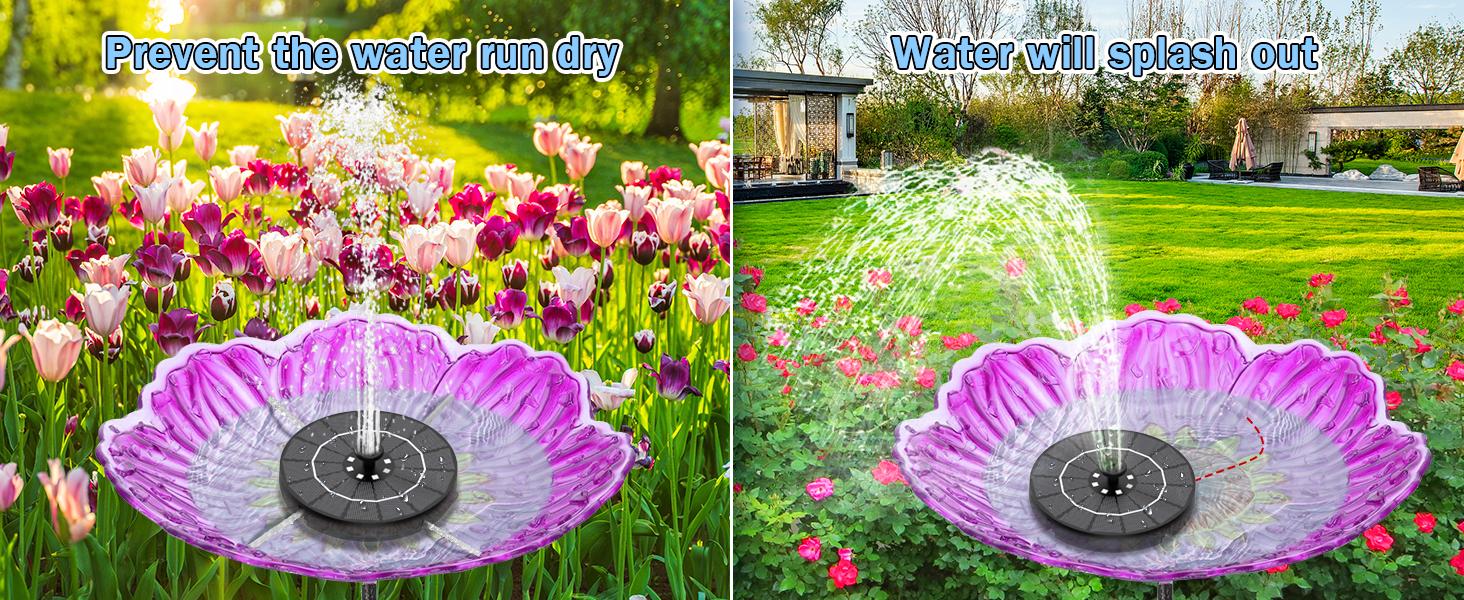 Solar Water Fountain, 2026 Upgrade 3.5W Solar Bird Bath Fountain Pump with Color LED Lights, 7 Nozzles & 4 Fixed Rods for Garden, Patio, Pond, Pool, Fish Tank, Outdoor Water Feature