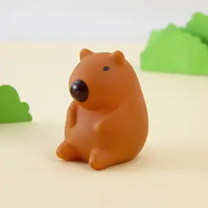 Wholesale Bestselling Toy, Kids Bath Time Pet Teething Stress Relief Cartoon Squeeze Fun, Small Duck Stress Toy, Sound Making Toy