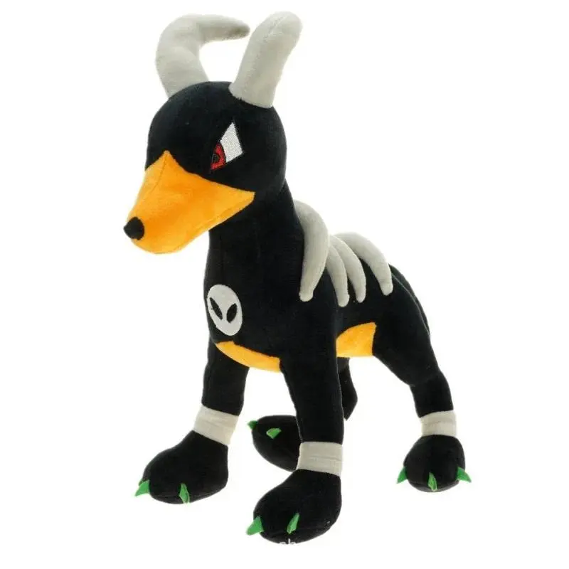 30cm Houndoom Plush Doll Figure Toy Cartoon Pikachu Lycanroc Cute Soft Lycanroc Plush Doll Birthday Gift for Kids
