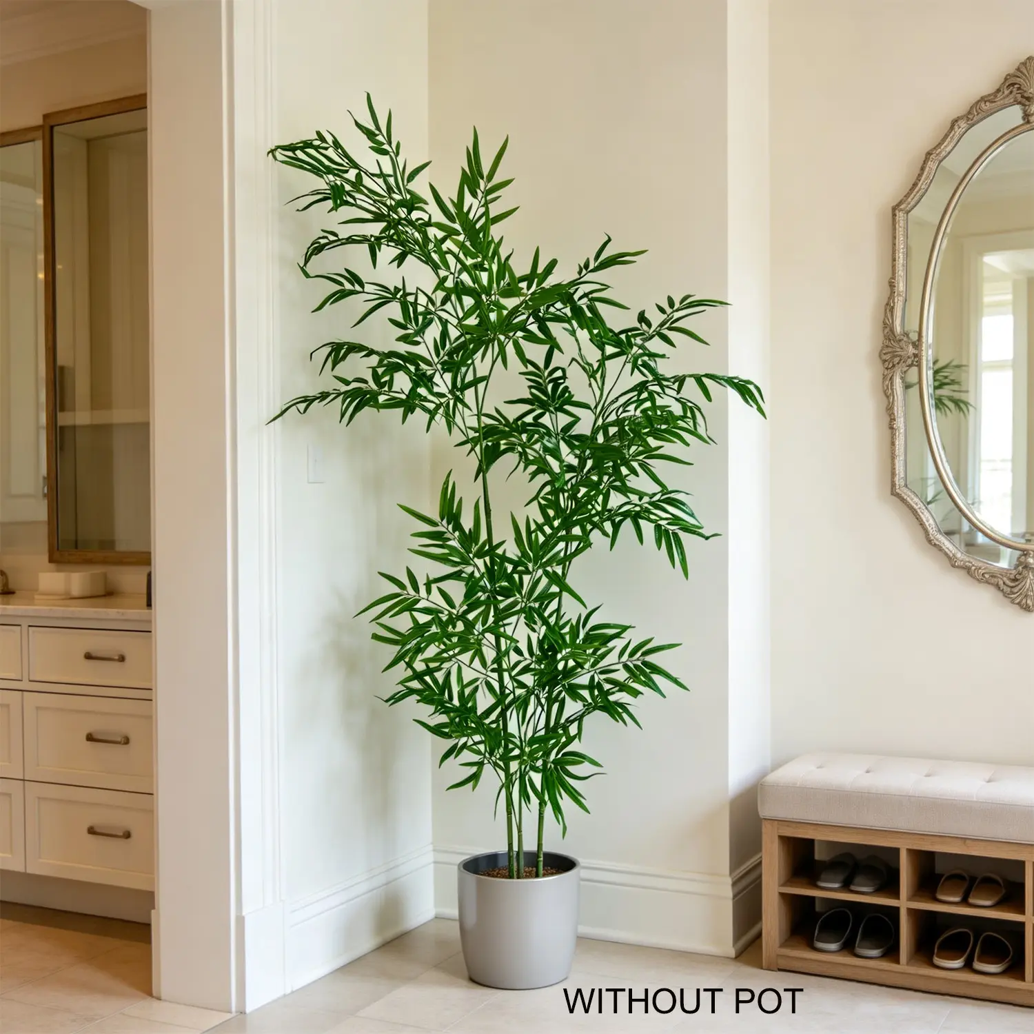 140-230cm artificial Bamboo Plant , Perfect for Home Kitchen Living Room Patio Holiday Decor, Artificial Bamboo for Christmas Thanksgiving New Year Outdoor Decoration