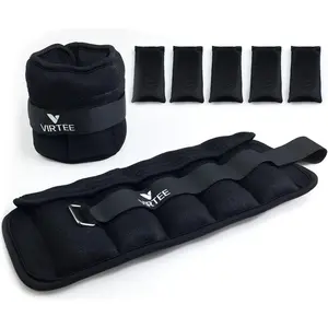 Adjustable Ankle Weights for Women Men Kids, Wrist Weight Set 1-5/11 lbs(1 Pair) with Removable Weight for Jogging, Walking, Gymnastic, Workout