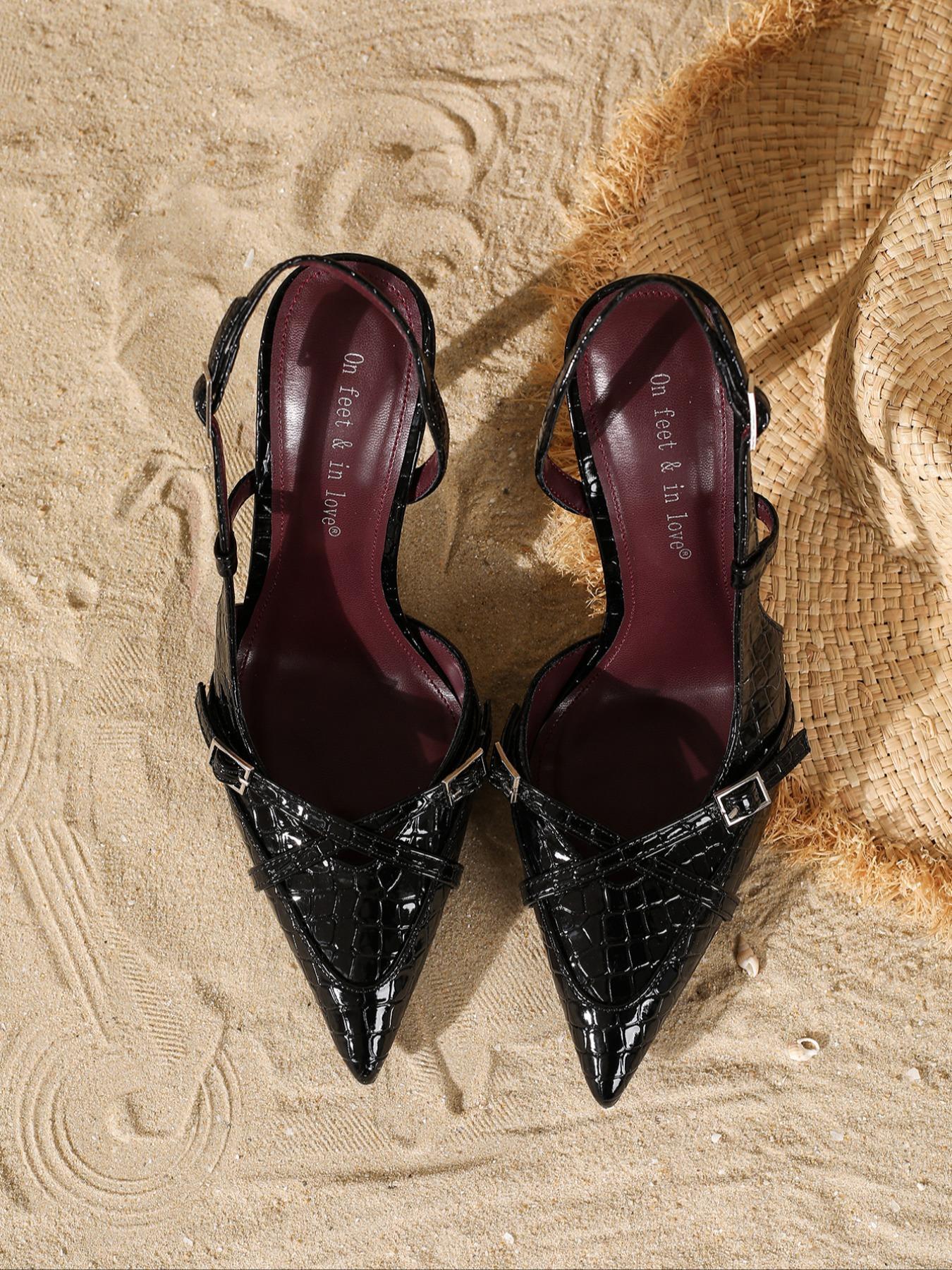 Women's Elegant Stiletto Heels, Fashionable Pointed Toe High Heel Shoes for Party, Daily Clothing Decor for Women & Girls