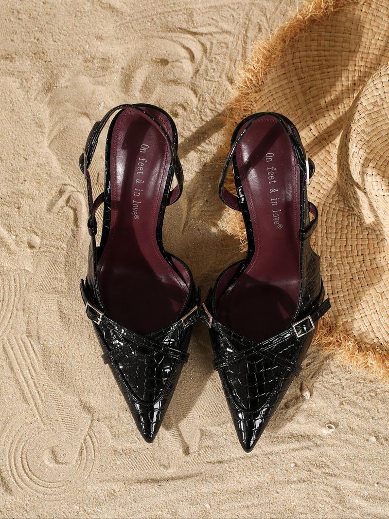 Women's Elegant Stiletto Heels, Fashionable Pointed Toe High Heel Shoes for Party, Daily Clothing Decor for Women & Girls