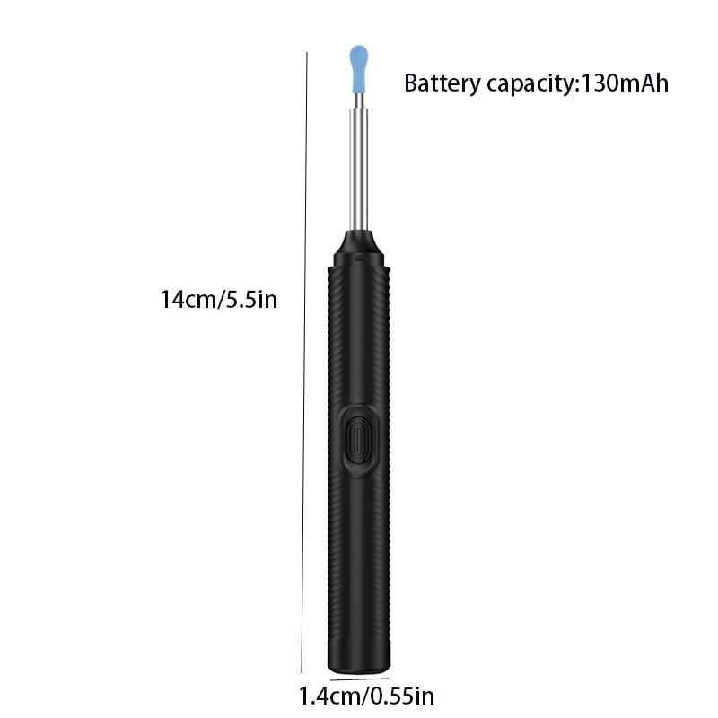 Intelligent Visual Ear Scoop, 1 Set Ear Wax Remover With Camera & 5 Ear Digging Tools, Rechargeable Ear Wax Removal Kit for Smartphones