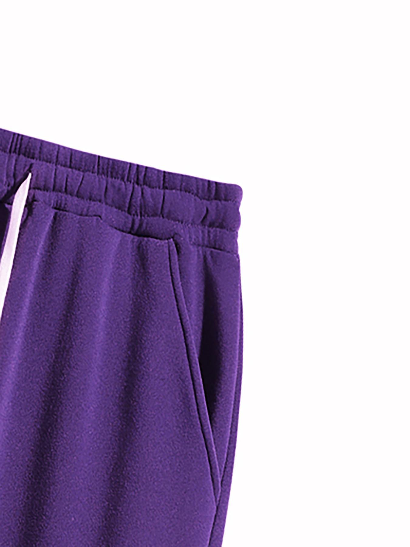 Unisex Solid Zip Up Hoodie & Drawstring Waist Sweatpants Two-Piece Set, Streetwear Tracksuit Set, Casual Long Sleeve Hooded Sweatshirt & Jogger Pants for Daily Wear, Men's Two-piece Outfits for Fall & Winter