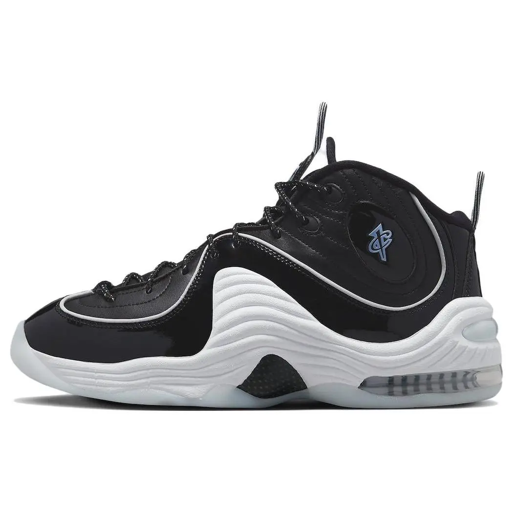 Nike Air Penny 2 Football Grey Leather Basketball Shoes for Men and Women – Comfortable, Cushioned, Non-Slip, Durable, Low-Top Retro Design Verifiable, with credentials and supporting global authentication