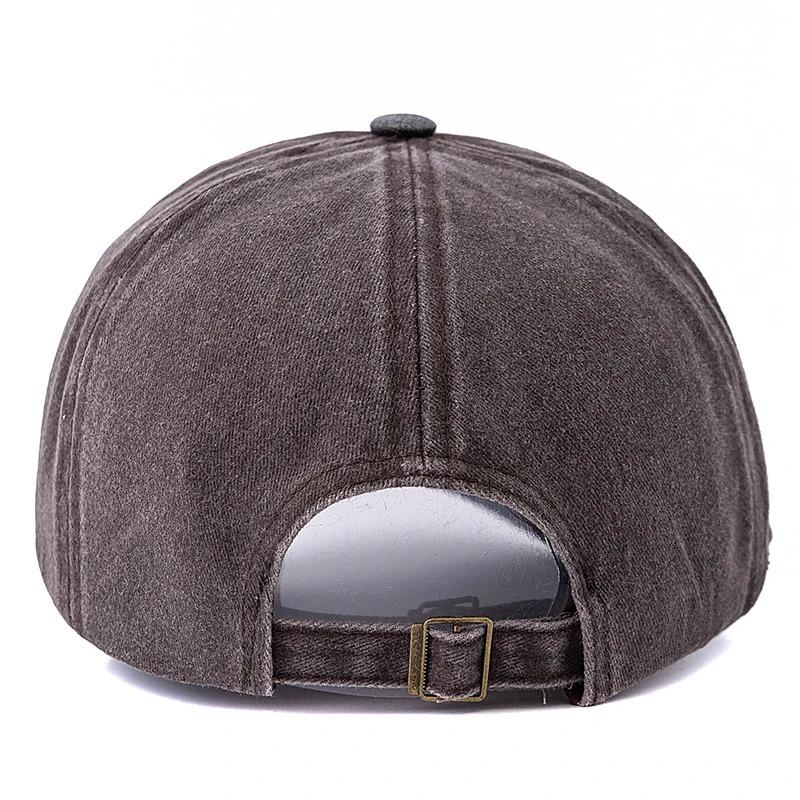 Unisex Vintage Washed Cotton Baseball Cap BASKETBALL CAPTAIN 56 Letter Embroidery Men And Women Outdoor Sports Hat