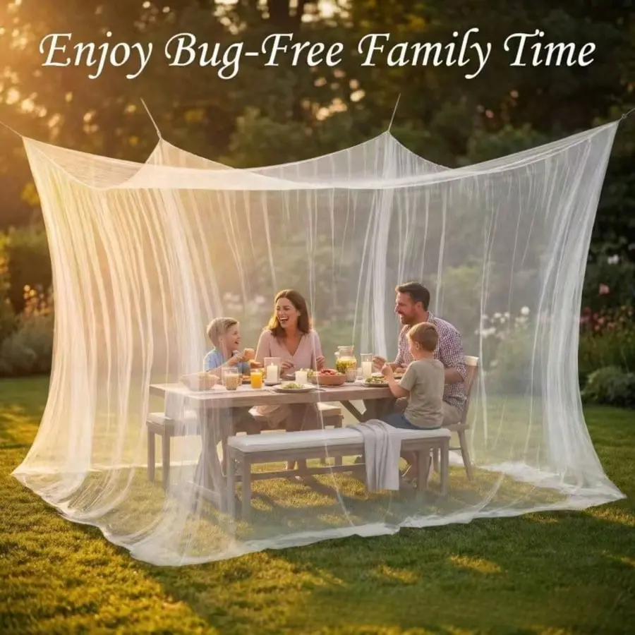Large Outdoor Camping Mosquito Net, Bedding Mosquito Net, High-Quality Insect Screen, Ideal Gift for Indoor Decor and Outdoor Camping, Mosquito Proof Net, Mosquito Proof Mesh