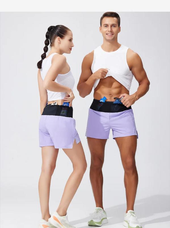 Kyn Apparel 2 in 1 Quick-Dry Running Shorts 3'' Marathon Athletic Training Shorts with Waist Pockets & Triangle Liner Shorts for Men Women