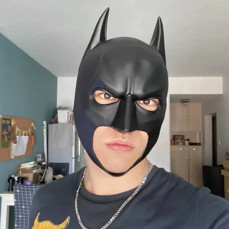 Anime Handmade Natural Latex Bat Mask Prop, Customizable Adult Cosplay Headgear for Halloween Night Dance Party Masquerade (Toys & Hobbies - Classic & Novelty Stress Relief Toy), Unisex