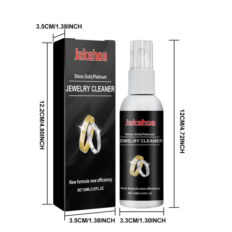 Jakehoe Silver Gold Platinum Jewelry Cleaner 60ml Powerful Surface Activator Brightener Corrosion Inhibitor Anti-Oxidation Spray for Gold Silver Watches Diamond Rings - Smartphone Camera