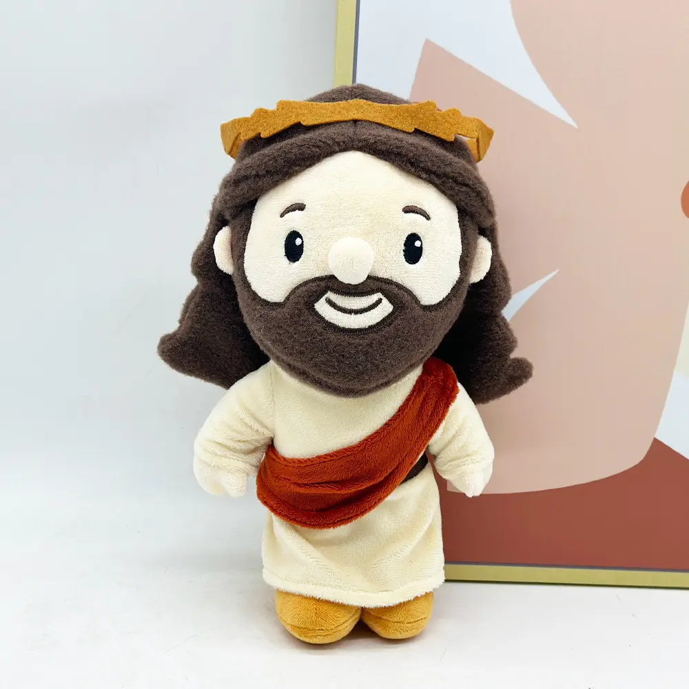 Jesus Christ Plush Doll 28cm, Soft Filled Religious Toy, Christmas Easter Church Sunday School Home Decor, Kids Gift