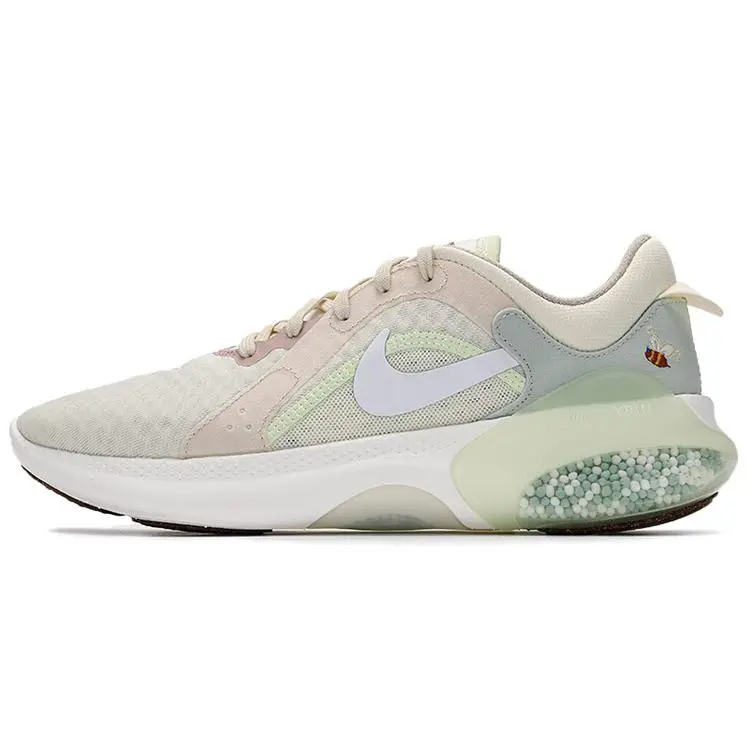 Nike Joyride Dual Run 2 Women's Comfortable Minimalist Low-Top Running Shoes in Pink White Green Verifiable, with credentials and supporting global authentication