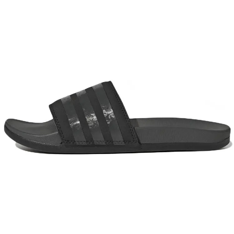 adidas Adilette Comfort Slides Core Black Grey GX4303