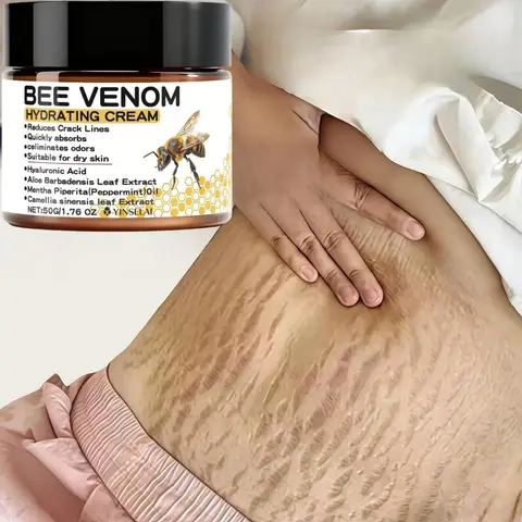 Instant Lifting Firming Moisturizing Cream Moisturizer with Bee Venom Collagen Hyaluronic Acid, Smooths Wrinkles Fine Lines, Suitable for Men Women