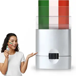 Mexico Flag Face Paint Stick, Easy to Apply and Washable, Ideal for Sports and National Events, Perfect for Fans