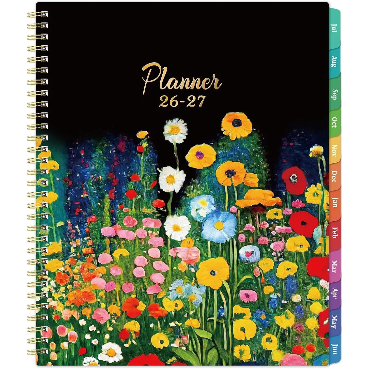 2026-2027 Planner - 2026-2027 Planner Weekly and Monthly | July 2026-June 2027, Academic Planners, 8.5''x11, with 12 Colorful Tabs, Flexible Cover