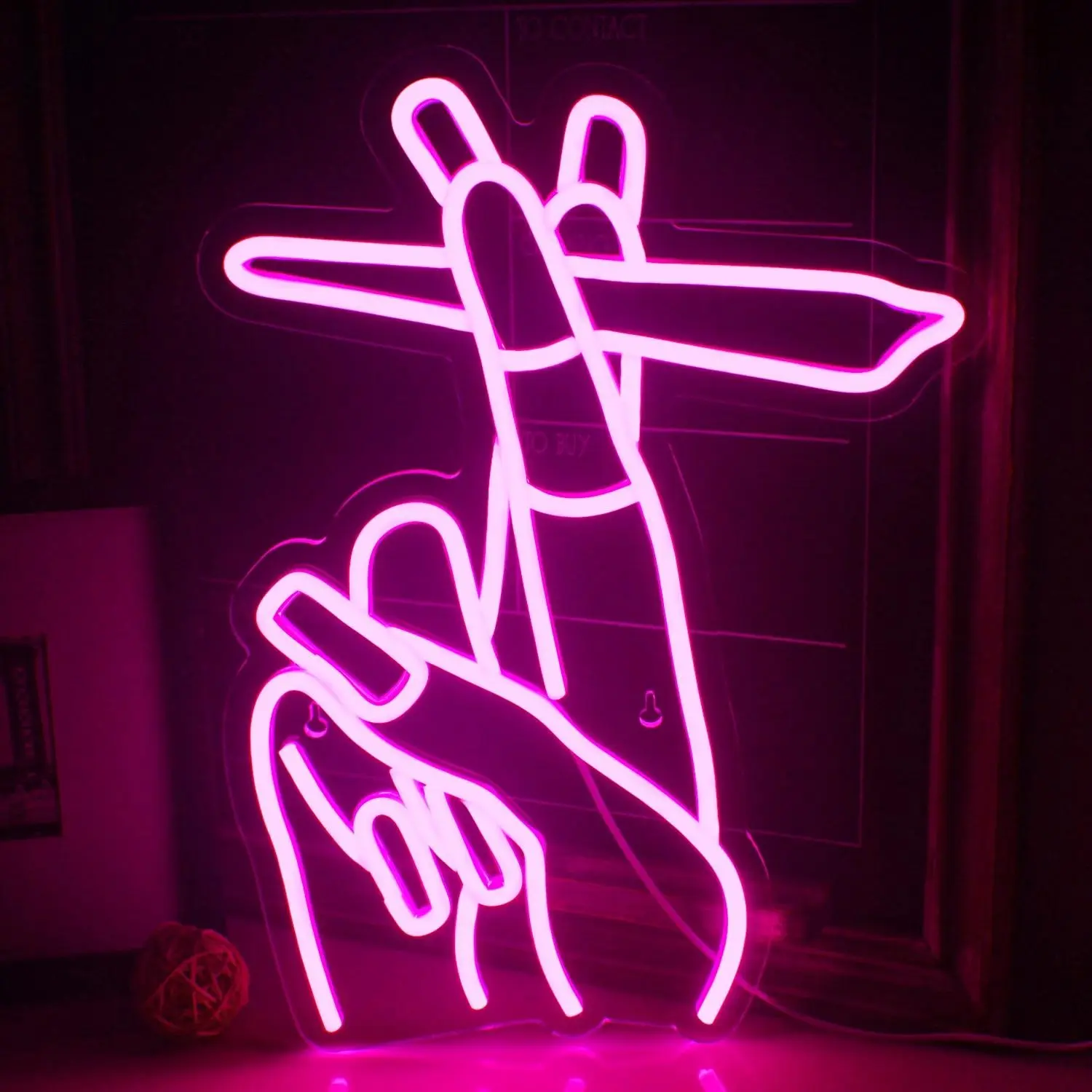 Adjustable Brightness Neon Sign, Personalized Letter LED Glow Wall Mount, USB Powered, Home Office Decor, Party Gift
