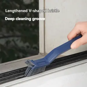 Multifunctional cleaning brush capable of scrubbing and clipping, no dead corners, small brush for toilets and floor crevices Kitchen gap