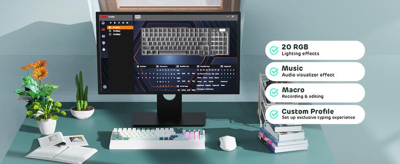 RK ROYAL KLUDGE RK96 RGB Limited Ed, 90% 96 Keys Wireless Triple Mode BT5.0/2.4G/USB-C Hot Swappable Mechanical Keyboard w/Wrist Rest, Software Support & Massive Battery, RK Yellow Switch, Camp Green