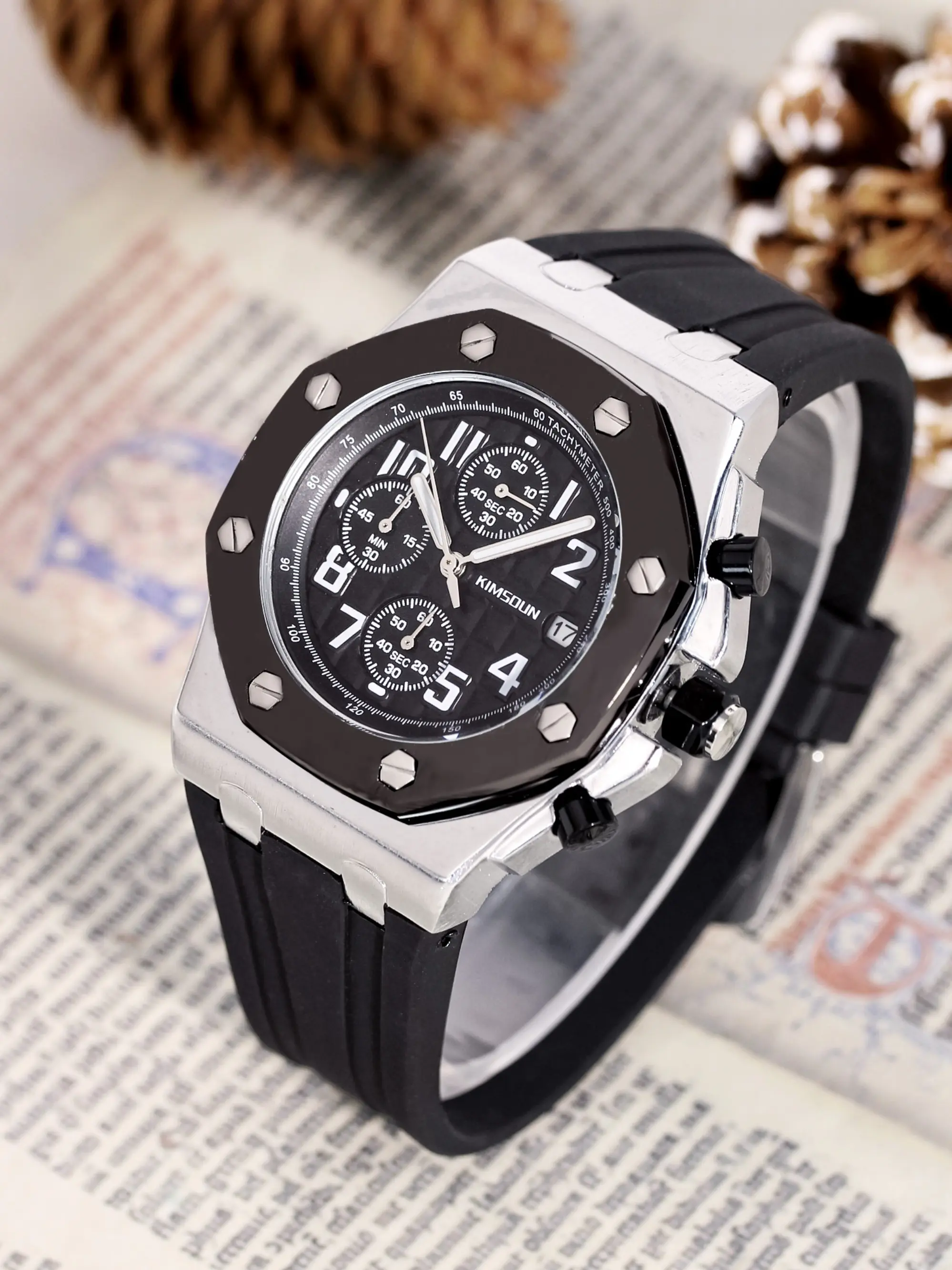 A men's Internet celebrity high-end baby's breath watch men's multi ...