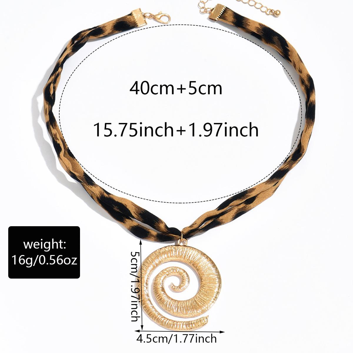 Wholesale cross necklaces for European and American cross-border markets, leopard print, flower, heart pendants, summer ocean shell and starfish collarbone chains