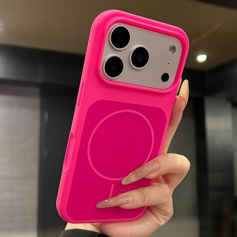 New Liquid Silicone Magnetic Phone Case For iPhone 17 Air 15 14 13 16 17 Pro Max Plus Magsafe Official Charging Protector Cover