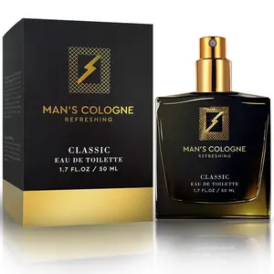 Cologne for Men, Premium Men's Fragrance, Fresh Woody and Amber Scent, Long Lasting Everyday Cologne, Masculine Perfume, 1.7 Fl Oz