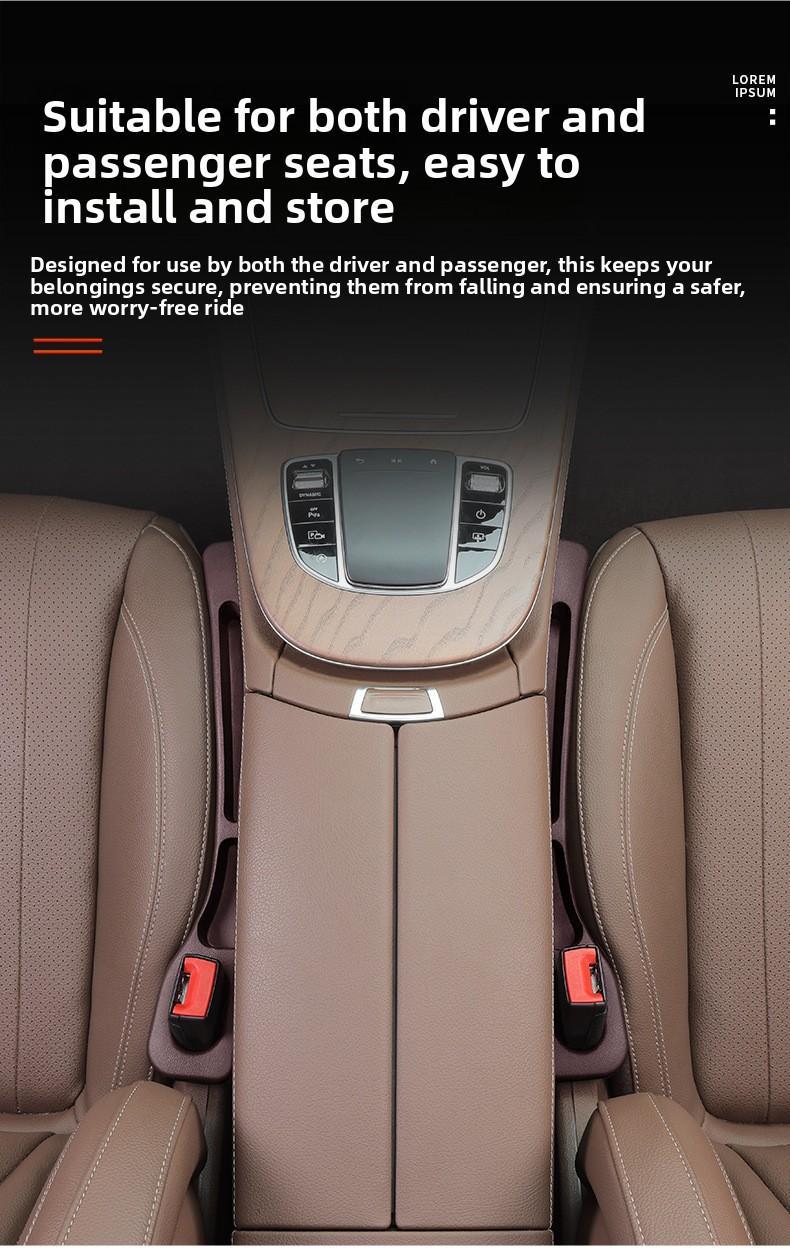 Car Seat Side Gap Filler Strip Seam Storage Organizing Solution Car Console Organizer