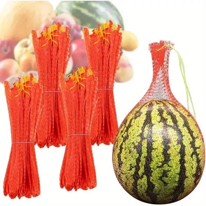 Watermelon Netting, 50pcs Reusable Hanging Convenience Netting, Durable Material Fruit Netting Bag, Ideal for Garden, Plant Care & Support Supplies